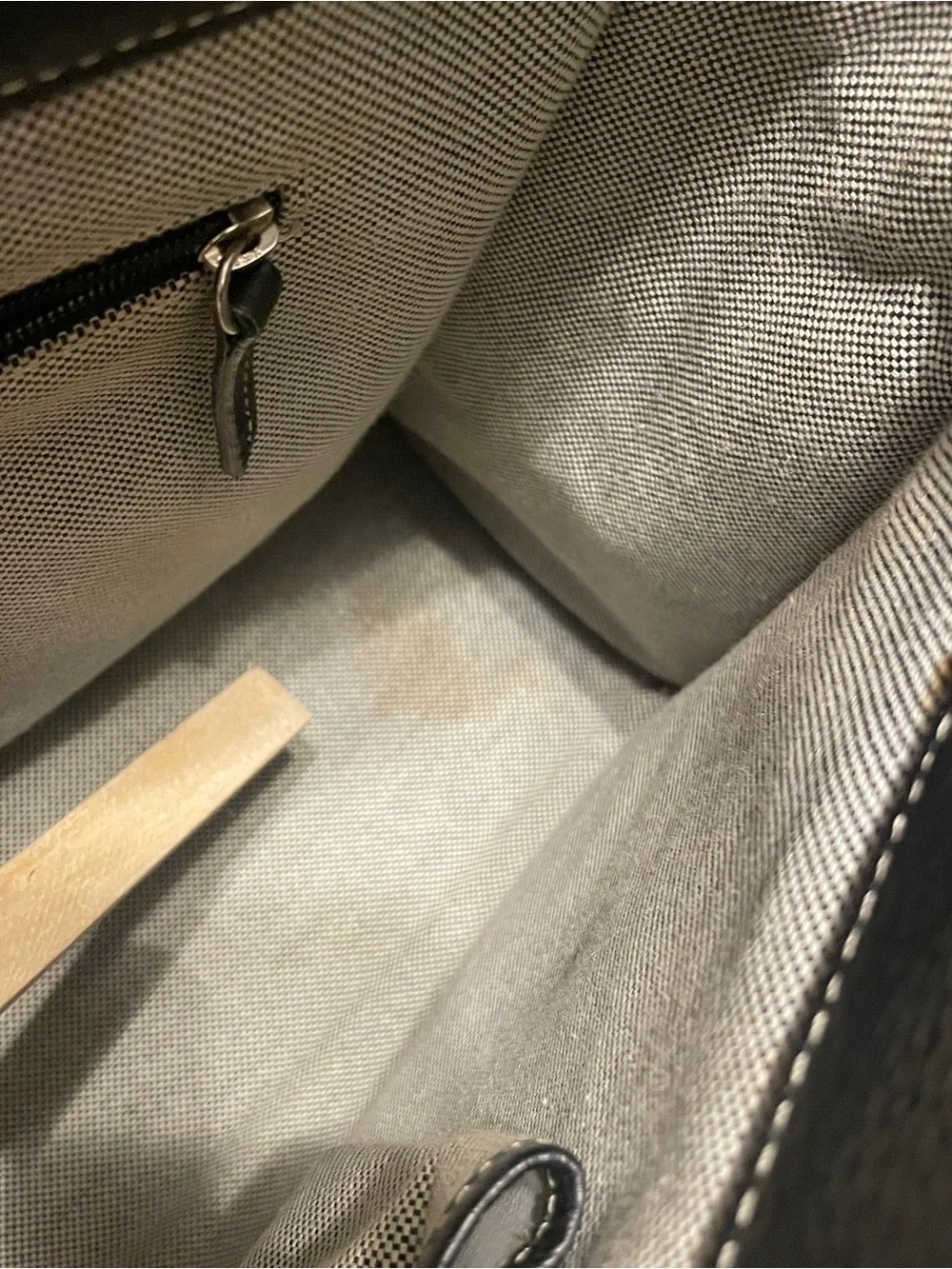 Dooney & Bourke Black Leather Double Front-Pocket Messenger
